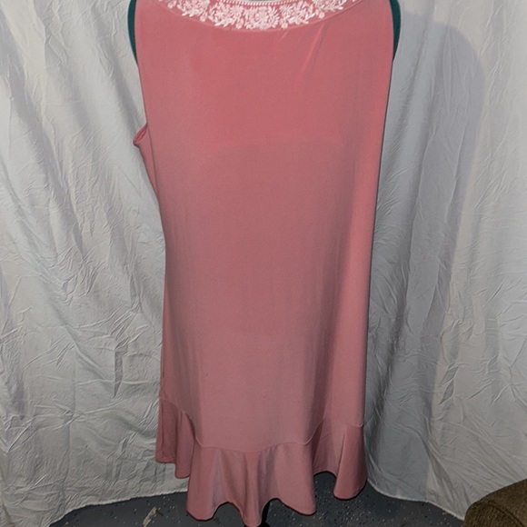 White House Black Market sleeveless dress. Size XL NWT. Beautiful rose color - Picture 5 of 7